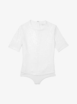 Body in jersey opaco stretch con paillettes image number 2