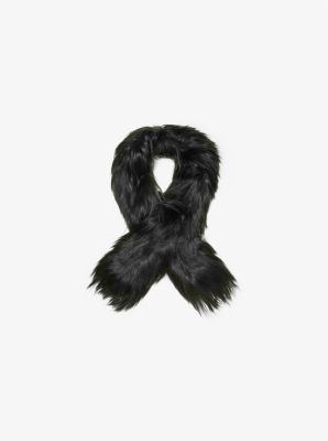 &Eacute;charpe en toison d&rsquo;agneau &agrave; poils longs