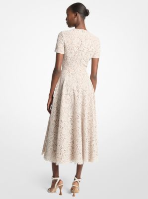 Corded Floral Lace Dance Dress