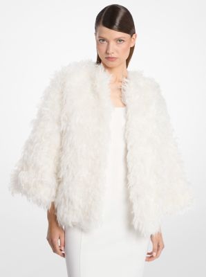 Chaqueta de mezcla de mohair