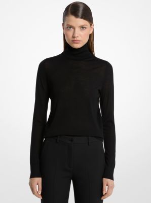 Michael Kors Collection Marisa Wool Turtleneck Sweater