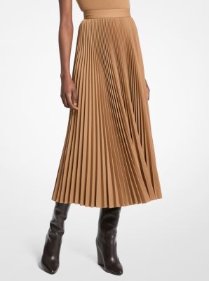スカート MICHAEL KORS Women Skirts MR582L7GRY214 Brown Michael Michael Kors Womens Brown Midi Skirt Size 12 | eBay