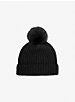 Ribbed Cashmere Beanie Hat image number 0