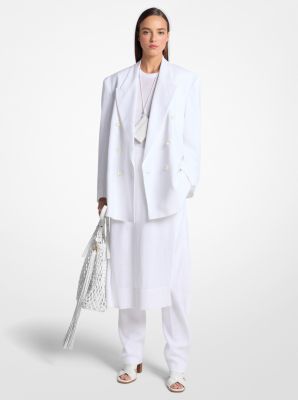 Shawn Linen Double-Breasted Blazer