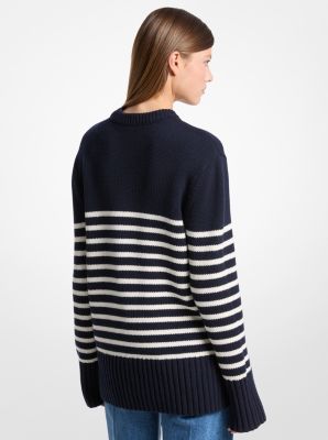 Suéter de cachemira a rayas