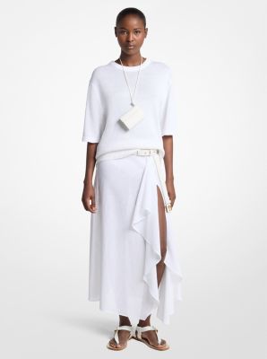 Falda pareo de gasa de lino