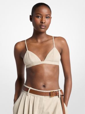 Top sujetador de gamuza