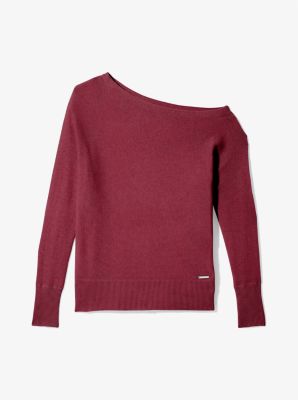 Cashmere Off-The-Shoulder Sweater