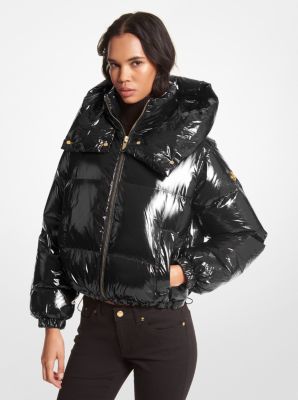 Glossy Nylon Puffer Jacket - Women - Ready-to-Wear