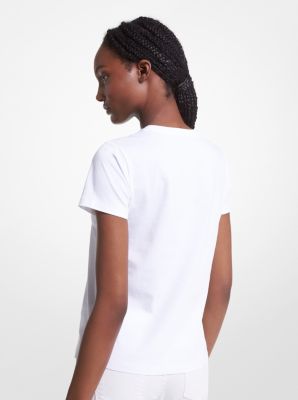 White crew neck t hotsell shirt women's