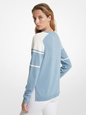 KORS Cotton Blend Varsity Sweater image number 1