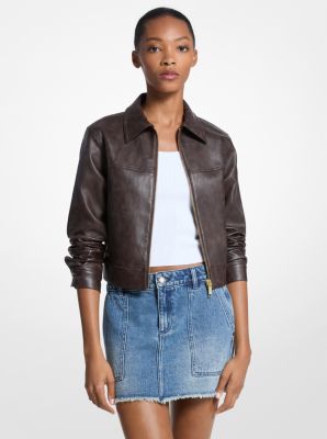 Distressed Zip-Up Jacket