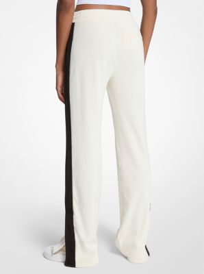 Stripe Velour Track Pants