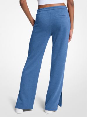 Logo Jacquard Knit Pants