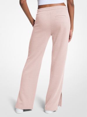Logo Jacquard Knit Pants