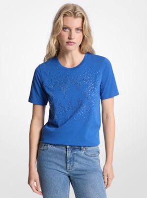 T-shirt en coton orné du logo