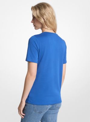 T-shirt en coton orné du logo