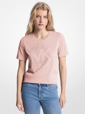 Embellished Logo Cotton T-Shirt