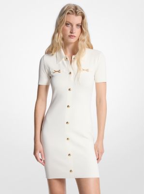 Mini-robe en mélange de viscose