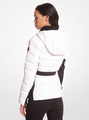 Michael kors white on sale parka