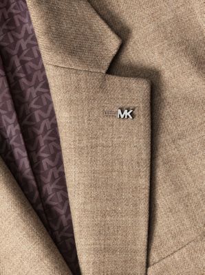 Blazer in lana naturale in BEIGE | Michael Kors