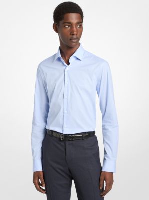 Slim-fit-Anzughemd aus Stretch-Baumwolle image number 0