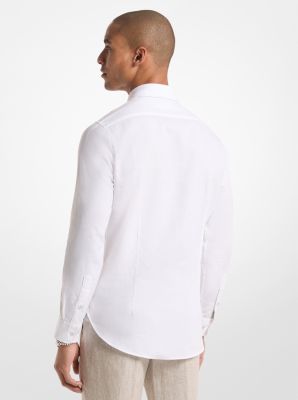 Cotton and Linen Slim-Fit Shirt