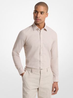 Cotton and Linen Slim-Fit Shirt