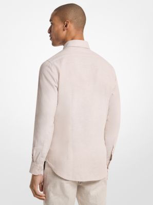 Cotton and Linen Slim-Fit Shirt