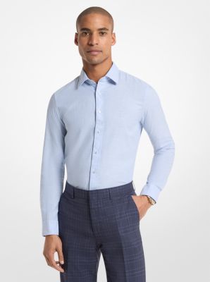 Cotton and Linen Slim-Fit Shirt