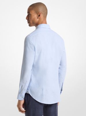 Cotton and Linen Slim-Fit Shirt