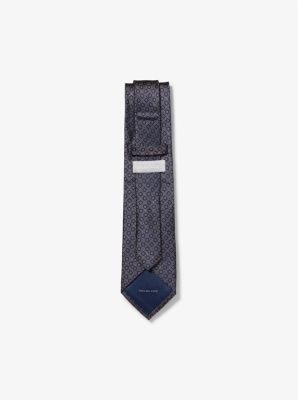 Floral Print Silk Tie image number 1
