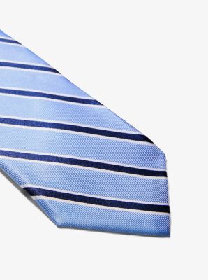 Cravatta in seta a righe