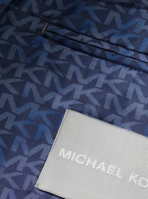 Blazer slim fit in flanella di misto lana in GRIGIO PALLIDO | Michael Kors