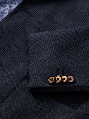 Blazer in misto lana principe di Galles