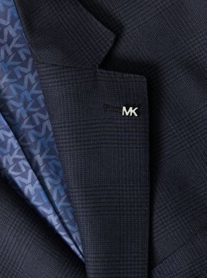 Blazer in misto lana principe di Galles