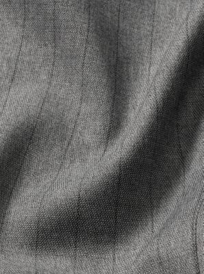 Blazer in misto lana stretch gessata