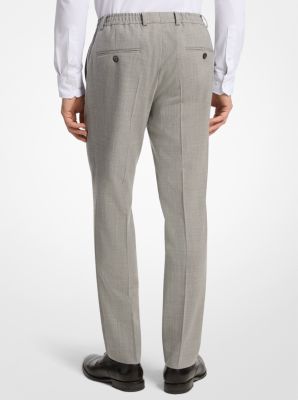 Slim-Fit Stretch Wool Flannel Pants