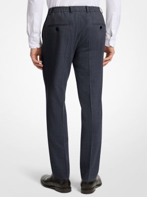 Slim-Fit Stretch Wool Flannel Pants
