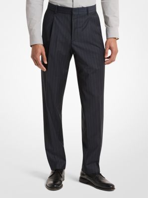 Pinstripe Tech Wool Pants