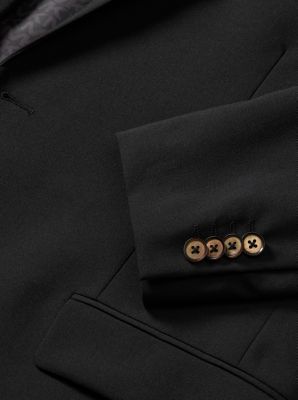 Completo da viaggio slim fit in misto lana