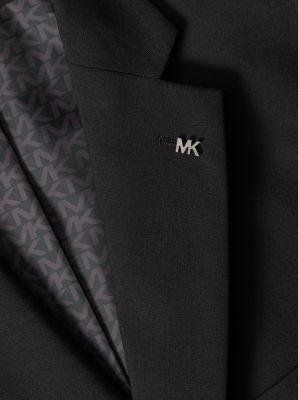 Completo da viaggio slim fit in misto lana