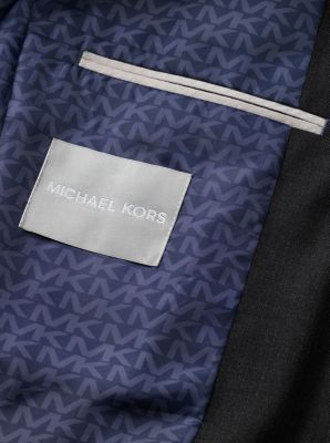 Completo da viaggio slim fit in misto lana