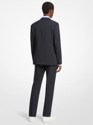Slim-Fit Wool Blend Travel Suit