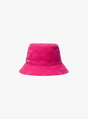 Chapeau cloche en coton extensible gaufré à logo image number 0