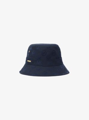 Gorro pescador de algodón elástico con logotipo en relieve image number 0
