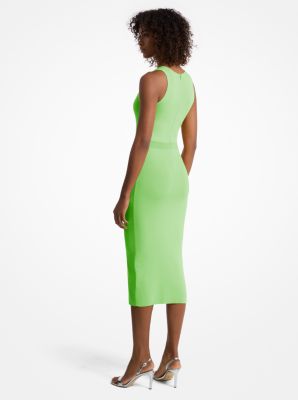 Stretch Viscose Blend Midi Tank Dress image number 1