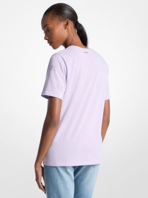 Embellished Logo Cotton T-Shirt