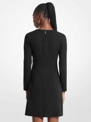 Studded Scuba Dress in BLACK | Michael Kors