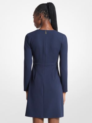 Studded Scuba Dress in MIDNIGHTBLUE | Michael Kors